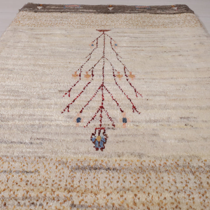 【セミオーダー受付中】  サイズ変更OK　カラー変更OK イラン　シラーズ産　ギャッベ 　（hss-11901）