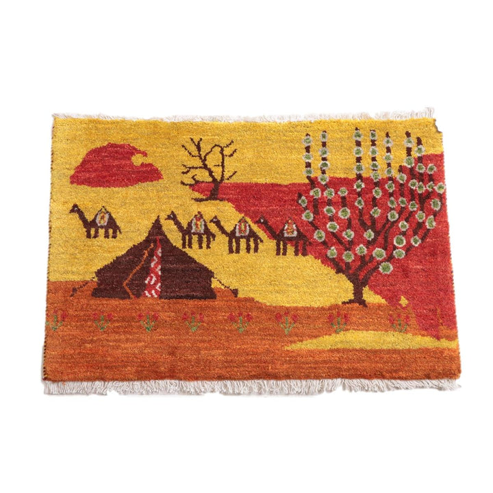 【オーダーメイド受付中】イラン　シラーズ産　ギャッベ 　（hss-11912）