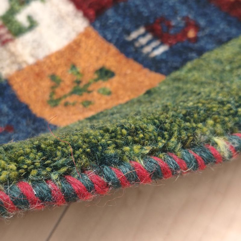 ギャッベ（ギャベ）ラティーフ　55×43cm（HSS-12970）