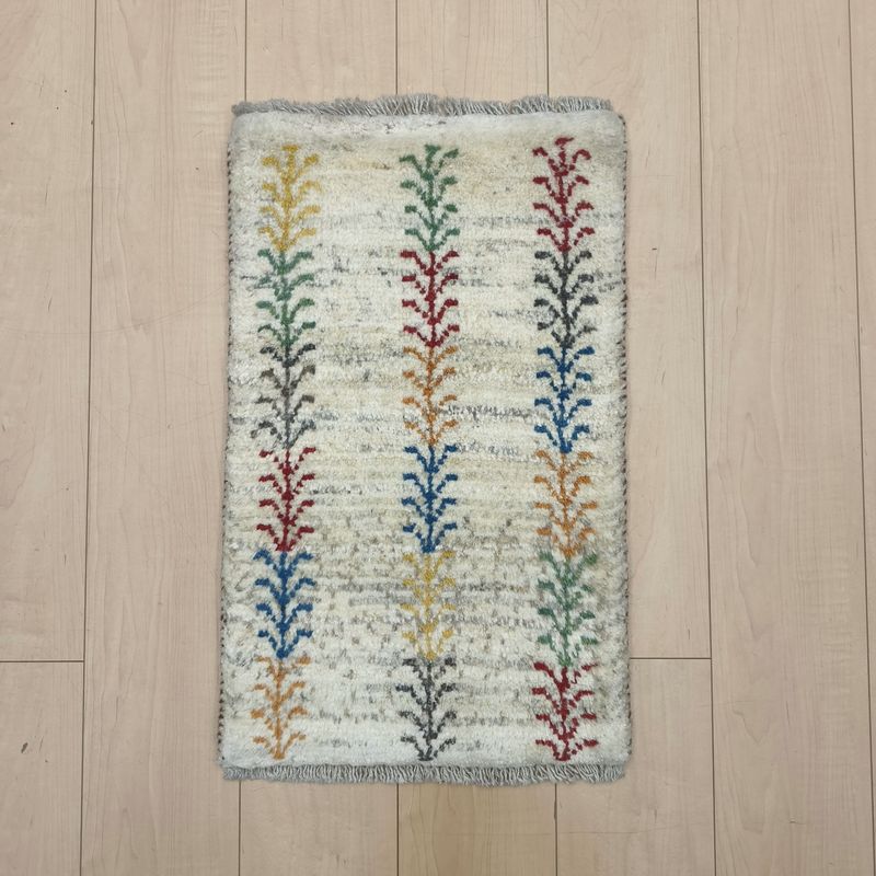 玄関マットギャッベ通販｜60×40cm手織りラグ｜ タグ：「玄関60ギャッベ