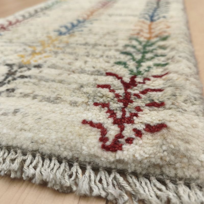 ギャッベ（ギャベ）ラティーフ　63×39cm（HSS-12971）