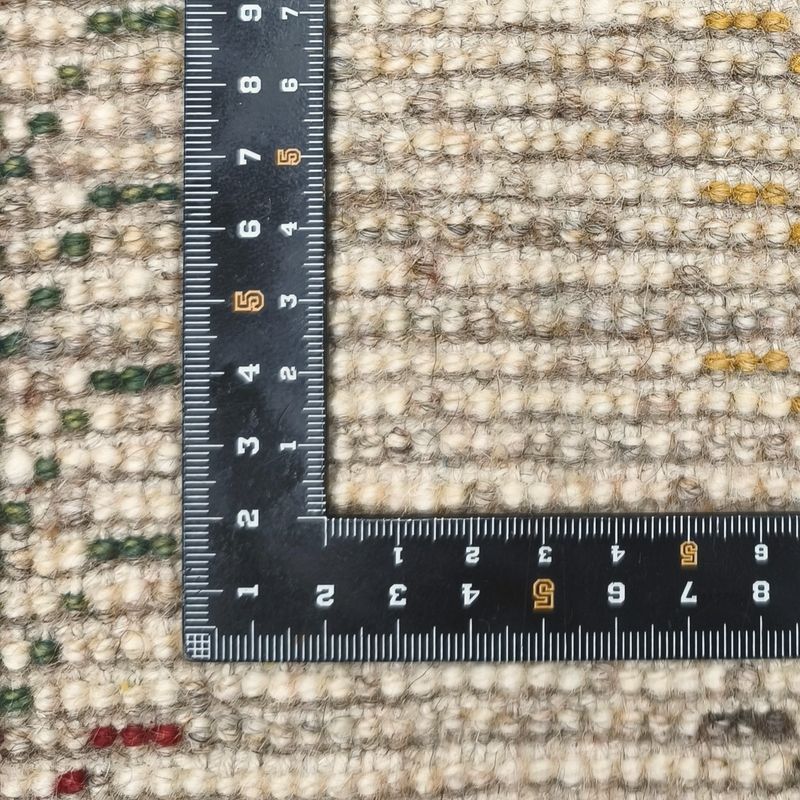 ギャッベ（ギャベ）ラティーフ　63×39cm（HSS-12971）