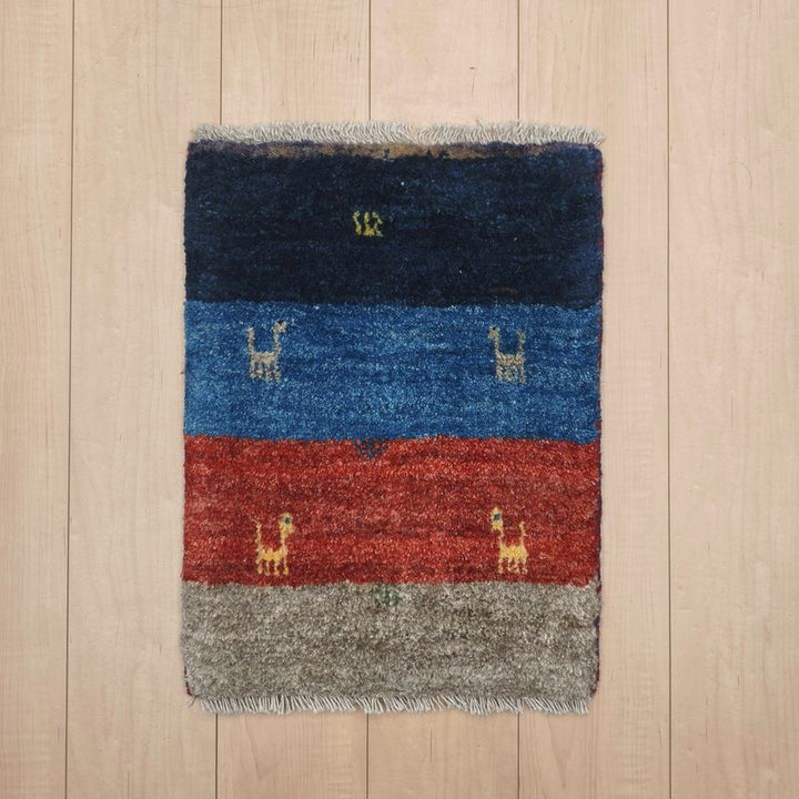 ギャッベ（ギャベ）ラティーフ　55×42cm（HSS-12972）