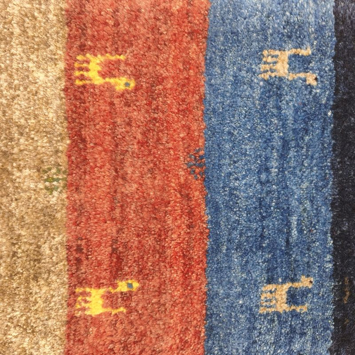 ギャッベ（ギャベ）ラティーフ　55×42cm（HSS-12972）