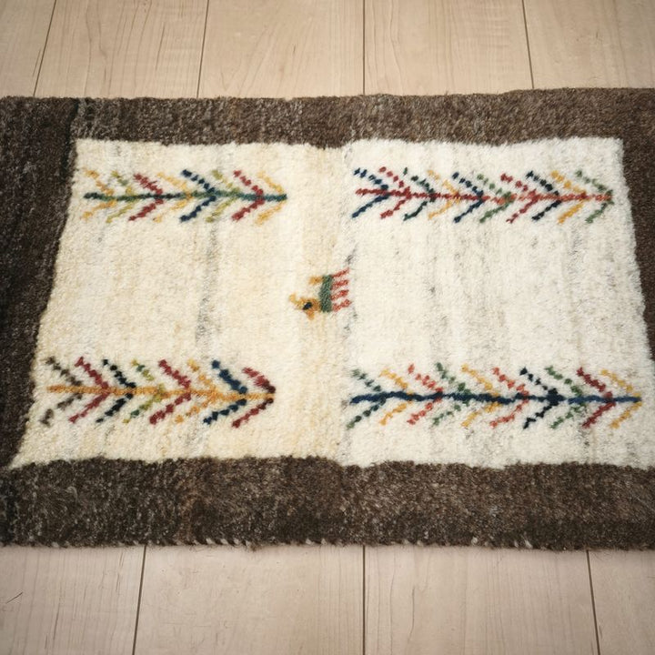 ギャッベ（ギャベ）ラティーフ　61×37cm（HSS-12973）