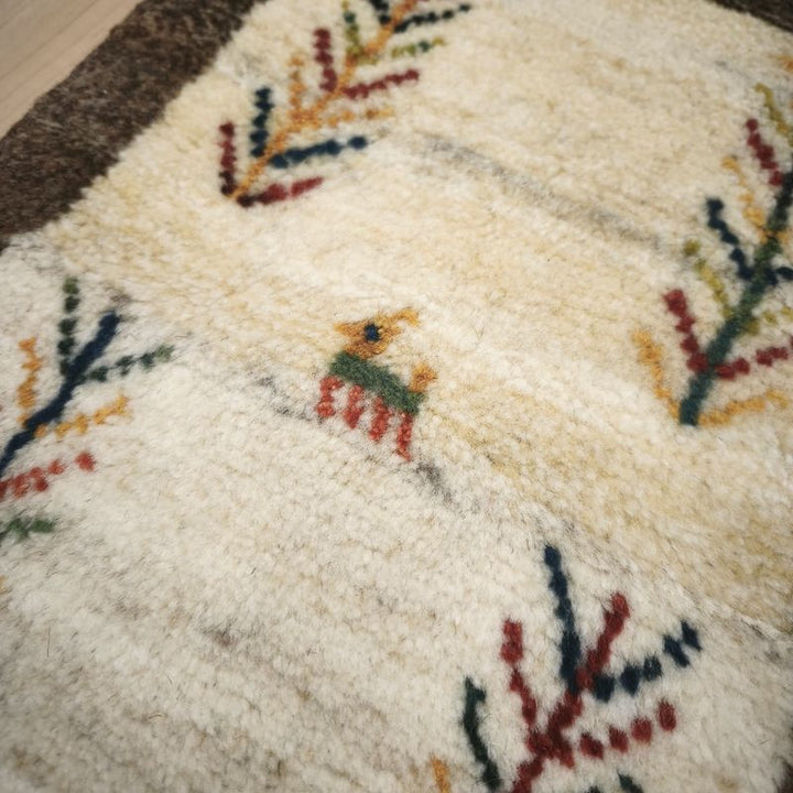 ギャッベ（ギャベ）ラティーフ　61×37cm（HSS-12973）