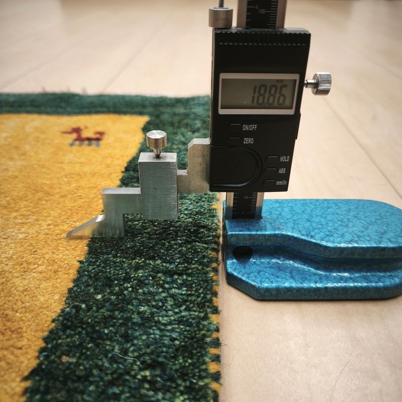 ギャッベ（ギャベ）ラティーフ　50×35cm（HSS-12974）