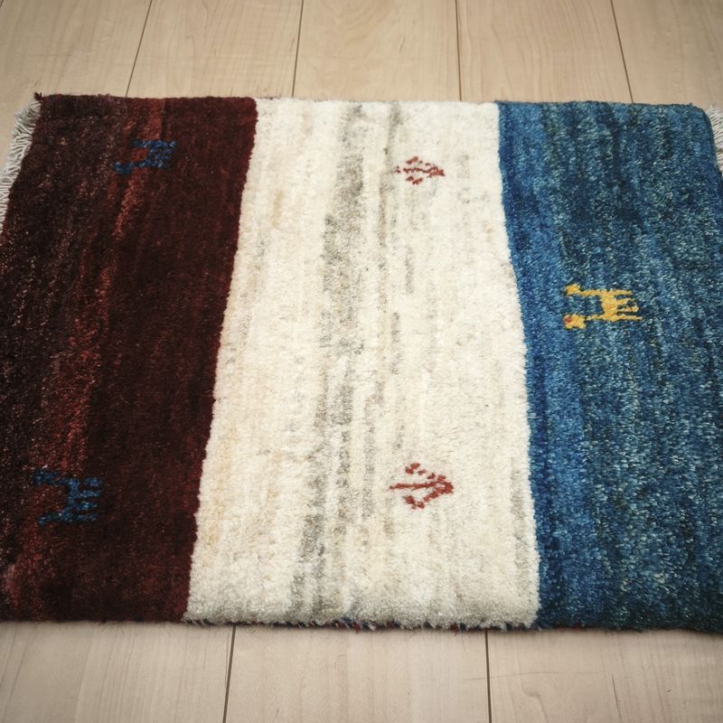 ギャッベ (ラティーフ) 57×43cm（HSS-12975） – ギャッベ＆ペルシャ