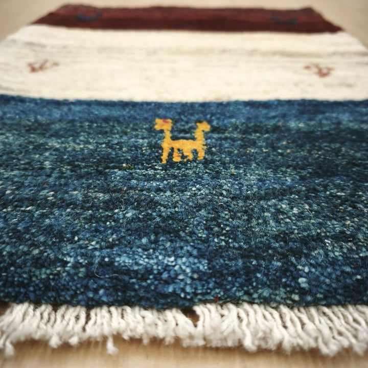 ギャッベ（ギャベ）ラティーフ　57×43cm（HSS-12975）