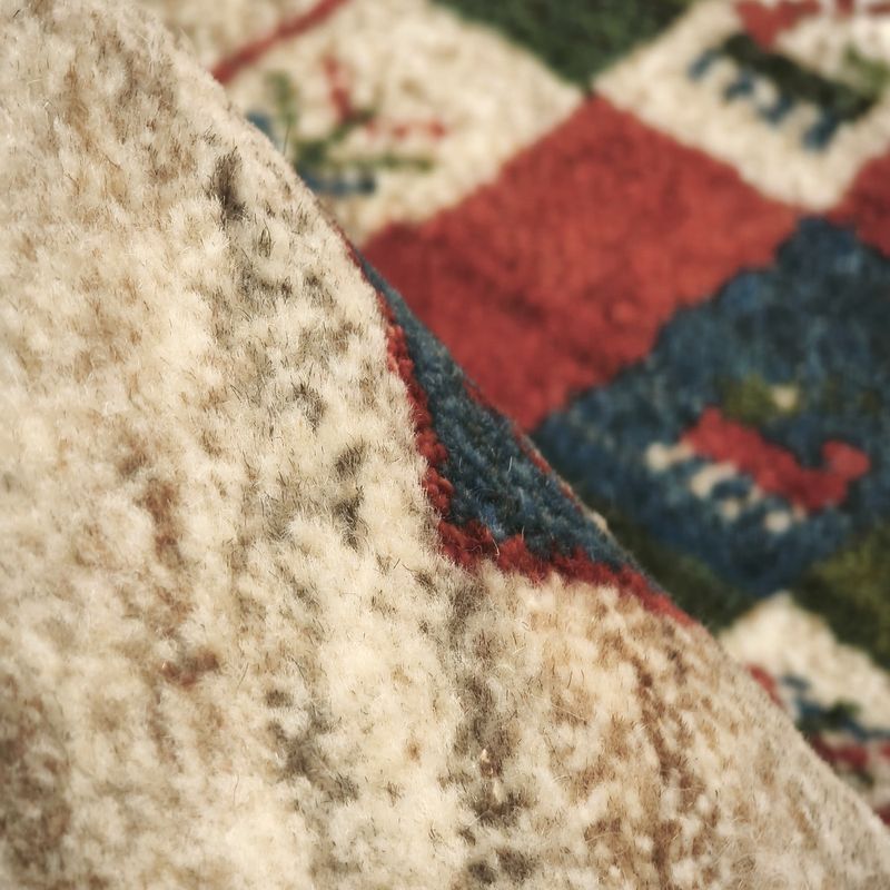 ギャッベ（ギャベ）ラティーフ　57×36cm（HSS-12977）