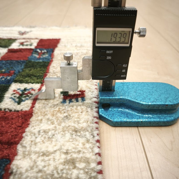 ギャッベ（ギャベ）ラティーフ　57×36cm（HSS-12977）