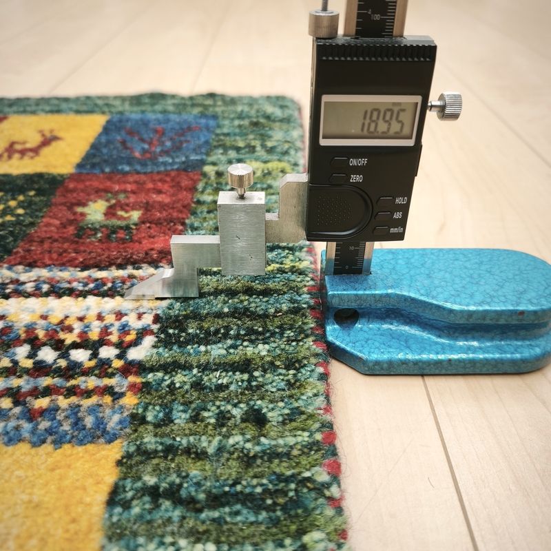 ギャッベ（ギャベ）ラティーフ　54×39cm（HSS-12978）