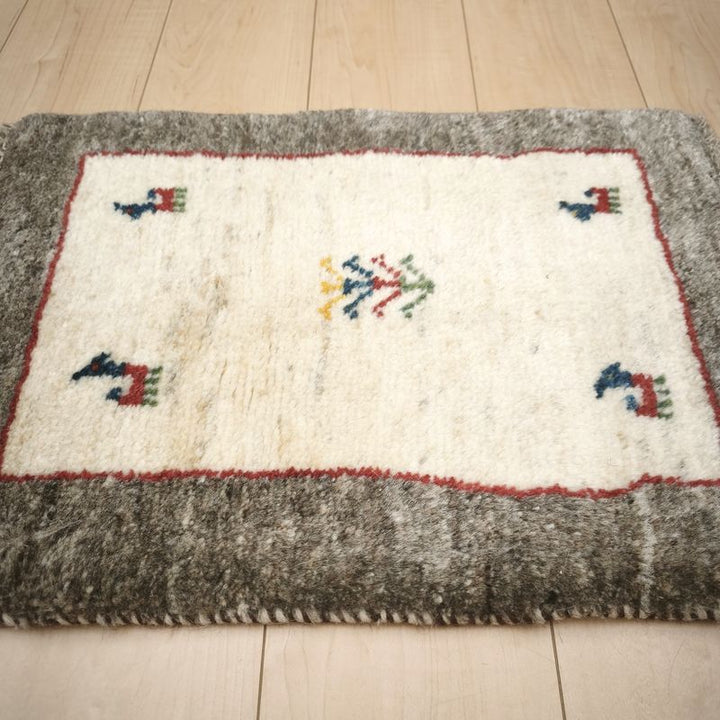 ギャッベ（ギャベ）ラティーフ　58×41cm（HSS-12979）