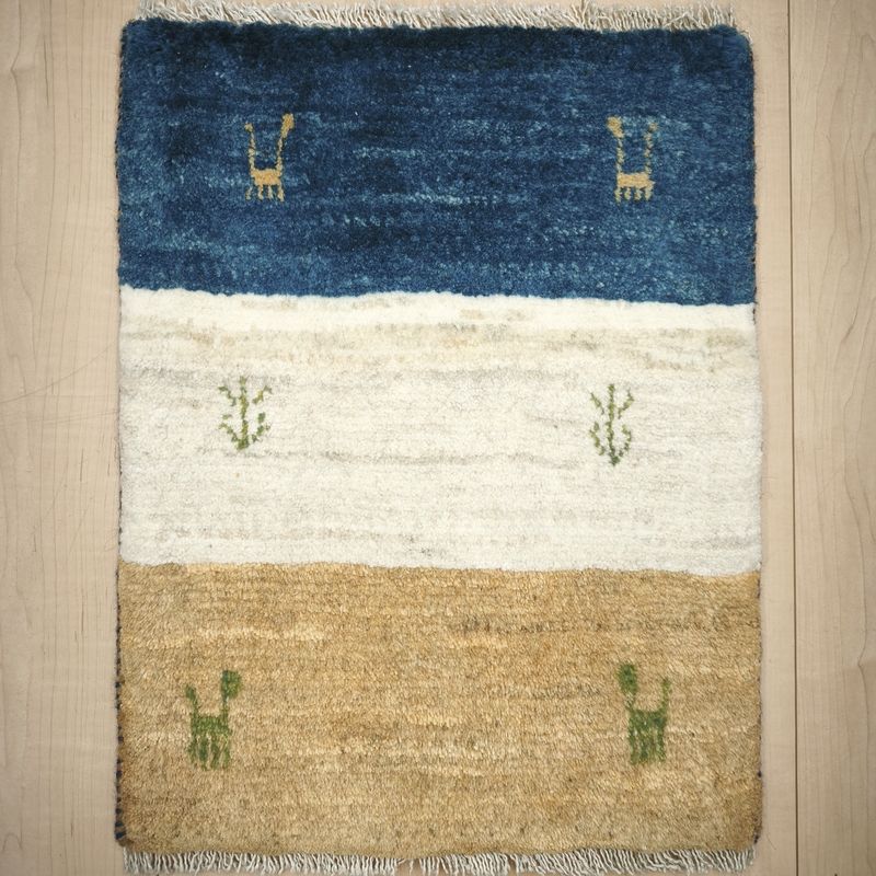 【ねむねむ】ギャッベ  座布団サイズ 約37cm x 37cm 3枚セット 60cm座布団ギャッベ通販｜車シート&チェア用｜ – ギャッベ＆ペルシャ