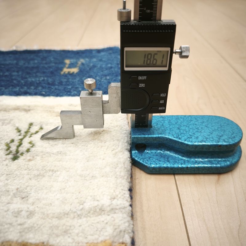 ギャッベ（ギャベ）ラティーフ　58×45cm（HSS-12980）