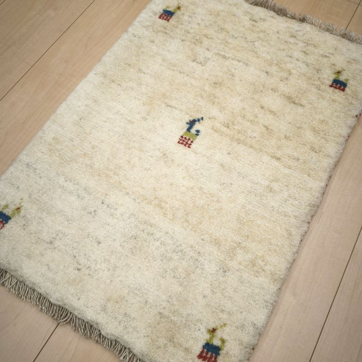 ギャッベ（ギャベ）ラティーフ　61×43cm（HSS-12981）