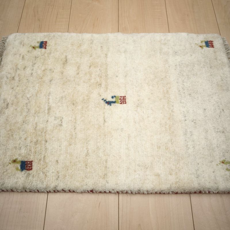 ギャッベ（ギャベ）ラティーフ　61×43cm（HSS-12981）