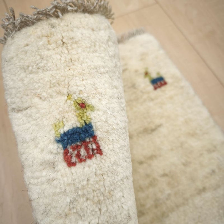 ギャッベ（ギャベ）ラティーフ　61×43cm（HSS-12981）