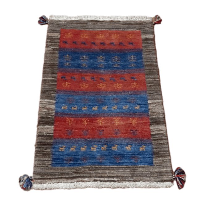 【オーダーメイド受付中】イラン　シラーズ産　ギャッベ 　（hss-2858）