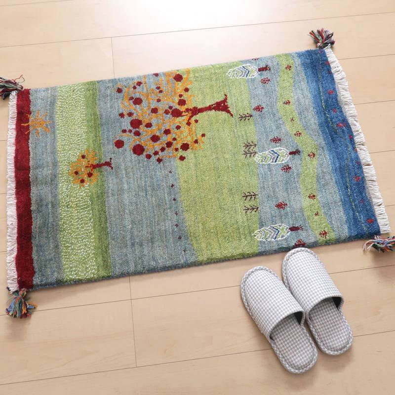 【オーダーメイド受付中】イラン　シラーズ産　ギャッベ 　（hss-35000-c-12）