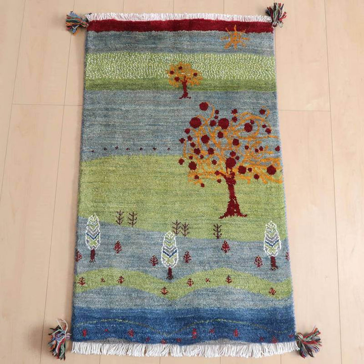 【オーダーメイド受付中】イラン　シラーズ産　ギャッベ 　（hss-35000-c-12）