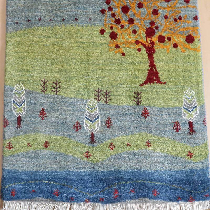 【オーダーメイド受付中】イラン　シラーズ産　ギャッベ 　（hss-35000-c-12）