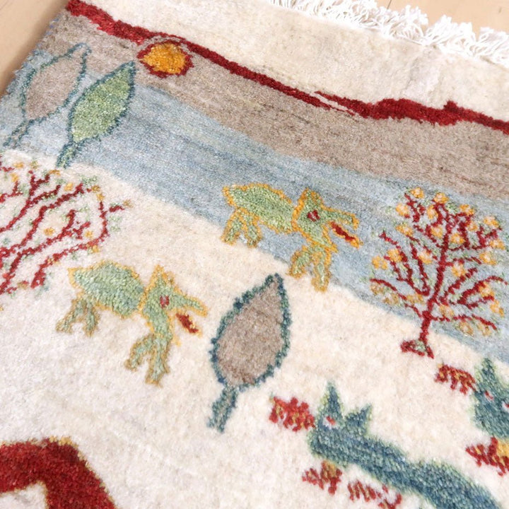 【オーダーメイド受付中】イラン　シラーズ産　ギャッベ 　（hss-35000-e-20）