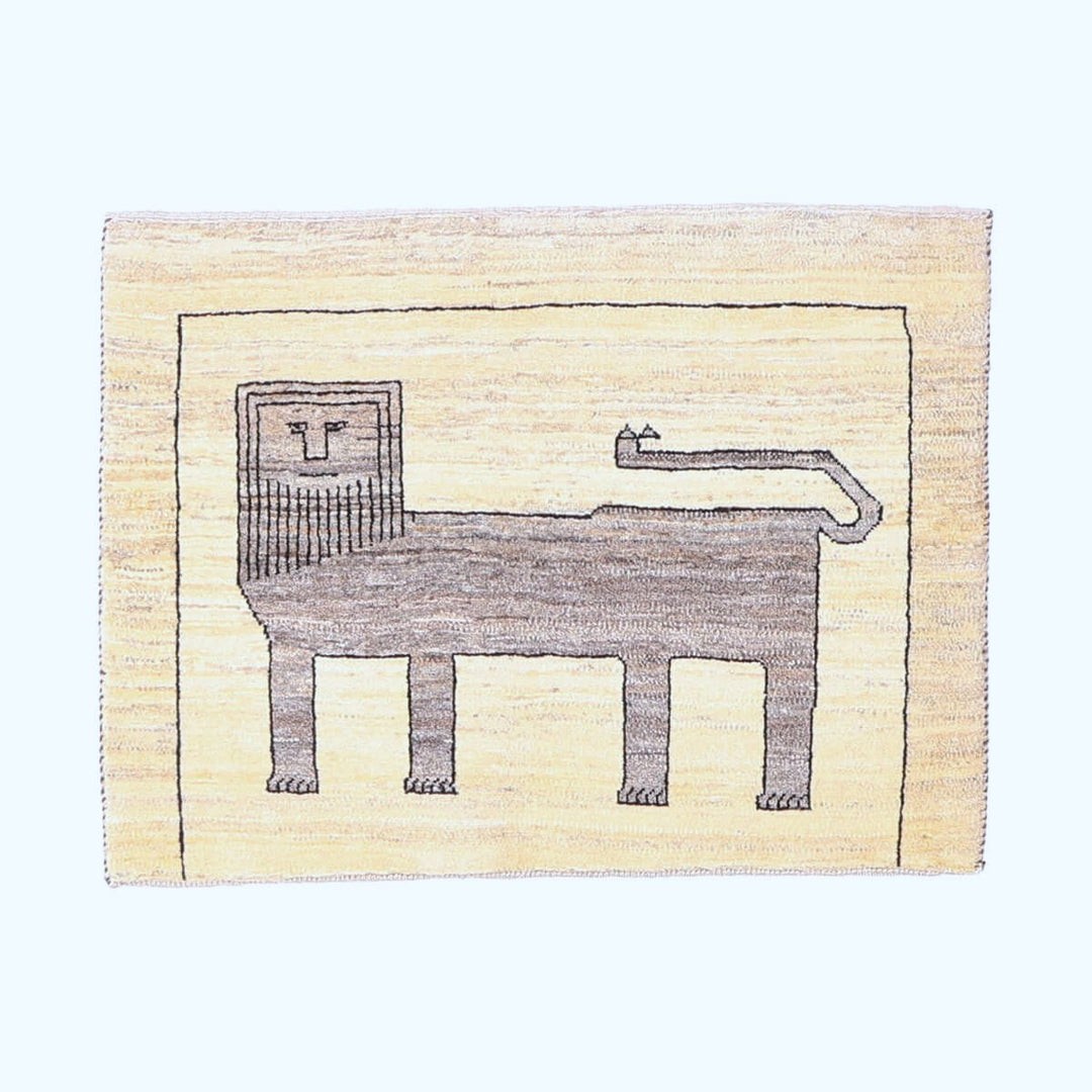 ギャッベ（ギャベ）カシュクリ　97×74cm（HSS-70101）