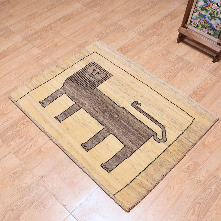 ギャッベ（ギャベ）カシュクリ　97×74cm（HSS-70101）