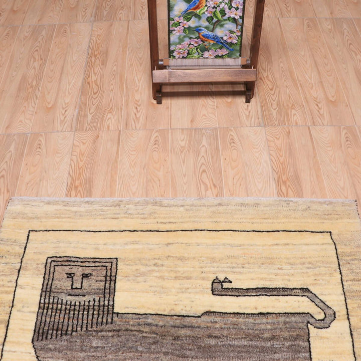 ギャッベ（ギャベ）カシュクリ　97×74cm（HSS-70101）