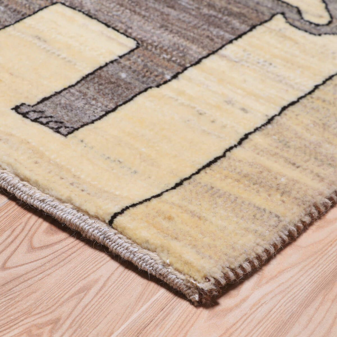 ギャッベ（ギャベ）カシュクリ　97×74cm（HSS-70101）