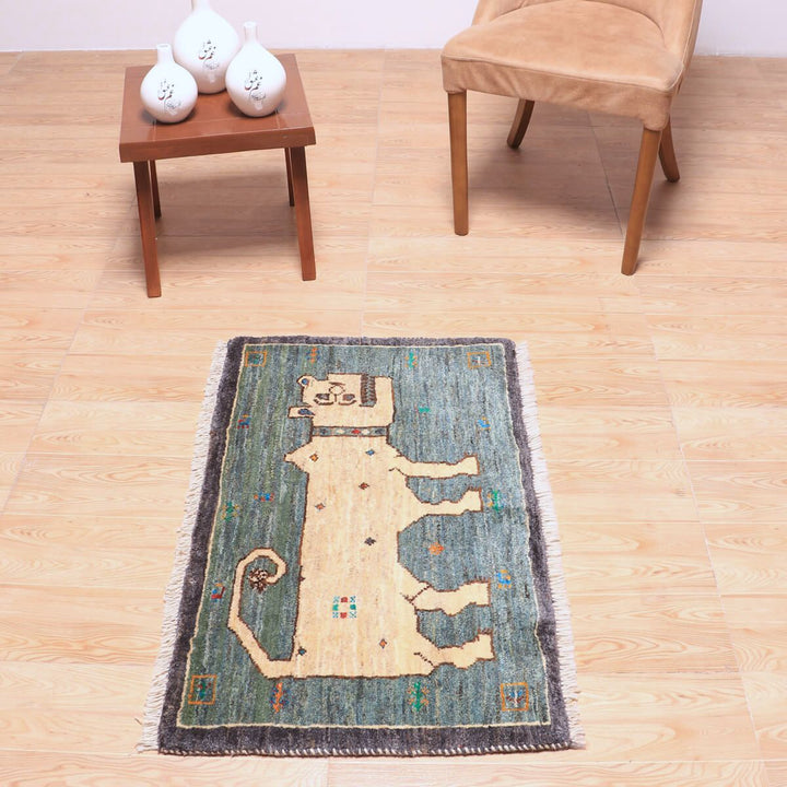 【オーダーメイド受付中】イラン　シラーズ産　ギャッベ 　（hss-70105）