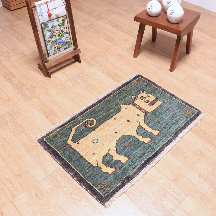 【オーダーメイド受付中】イラン　シラーズ産　ギャッベ 　（hss-70105）