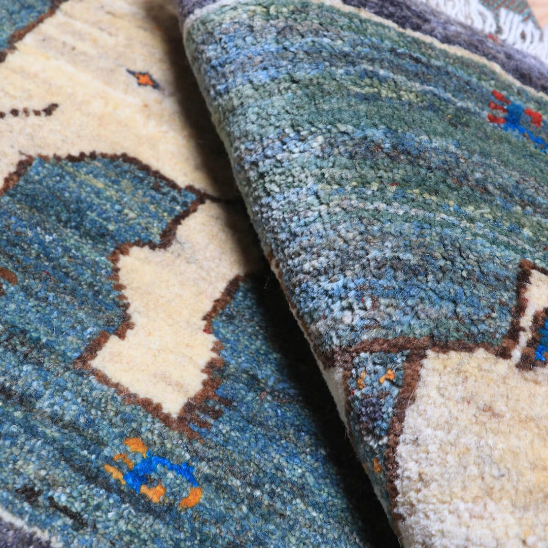 【オーダーメイド受付中】イラン　シラーズ産　ギャッベ 　（hss-70105）