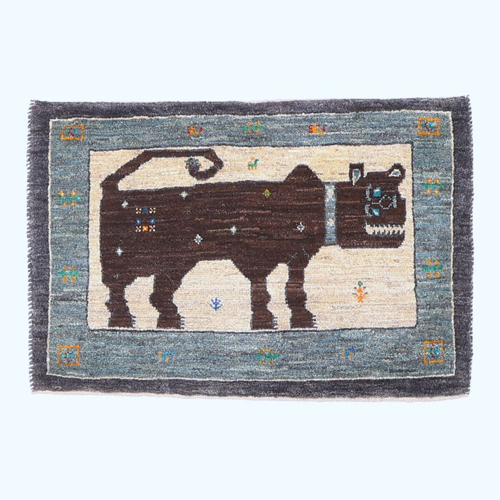 ギャッベ（ギャベ）カシュクリ　93×63cm（HSS-70109）