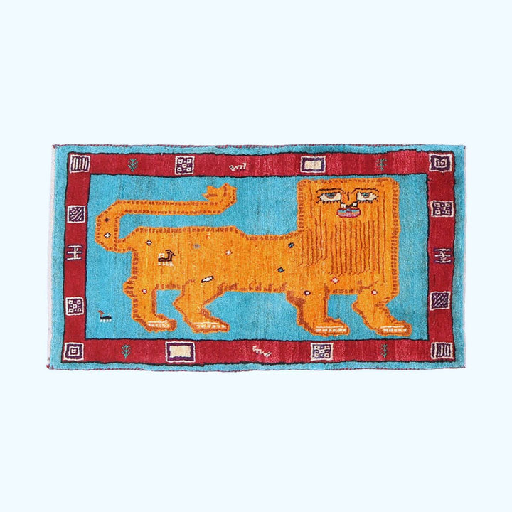 ギャッベ（ギャベ）カシュクリ　108×58cm（HSS-70119）