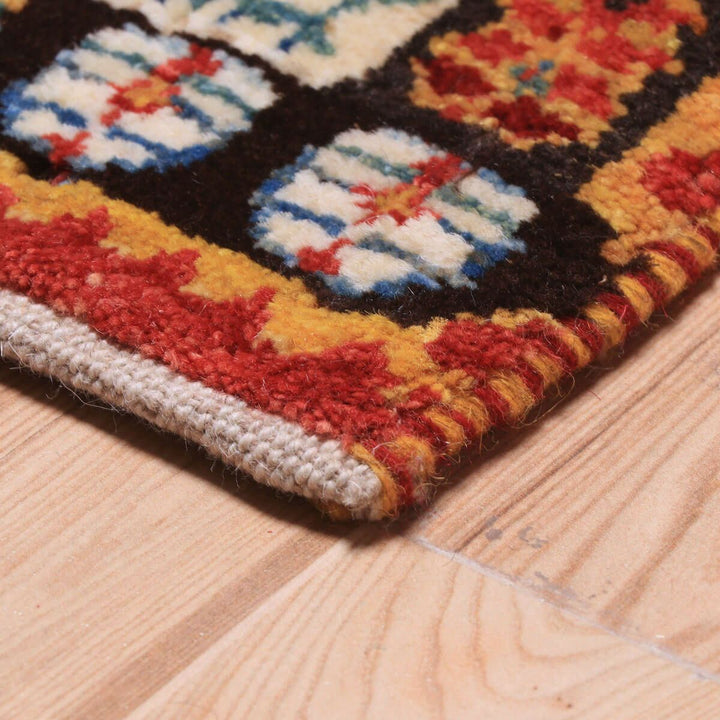 ギャッベ（ギャベ）カシュクリ　93×65cm（HSS-70120）