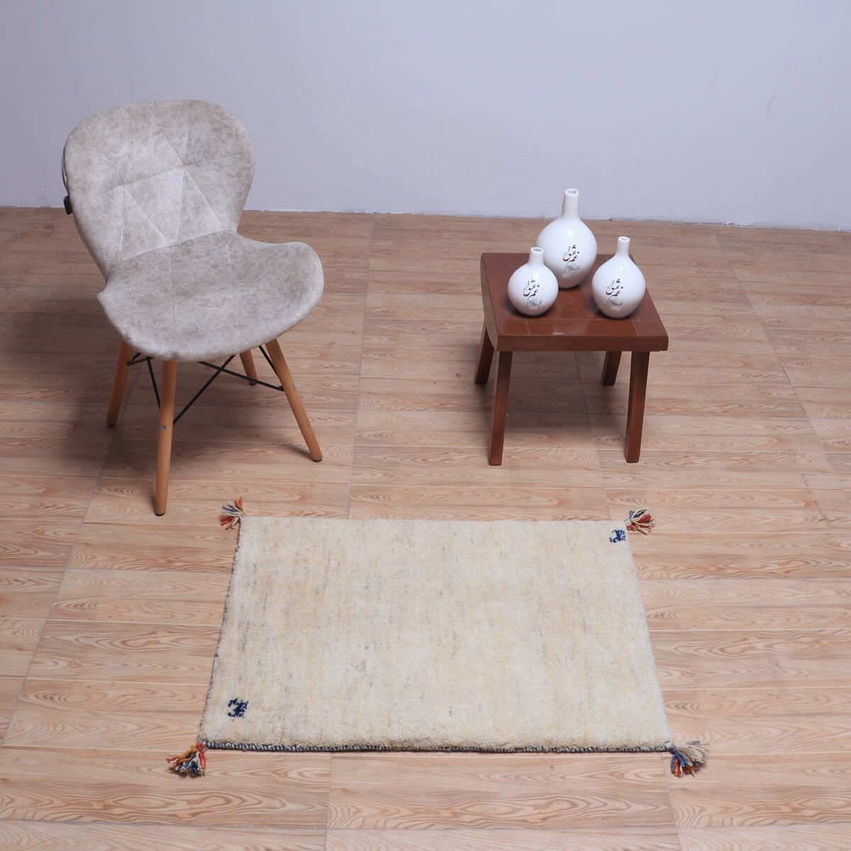 USED 玄関マット ラグ 手織り ギャッベ アンティーク vintage ③ USED 玄関マット ラグ 手織り ギャッベ アンティーク vintage ③