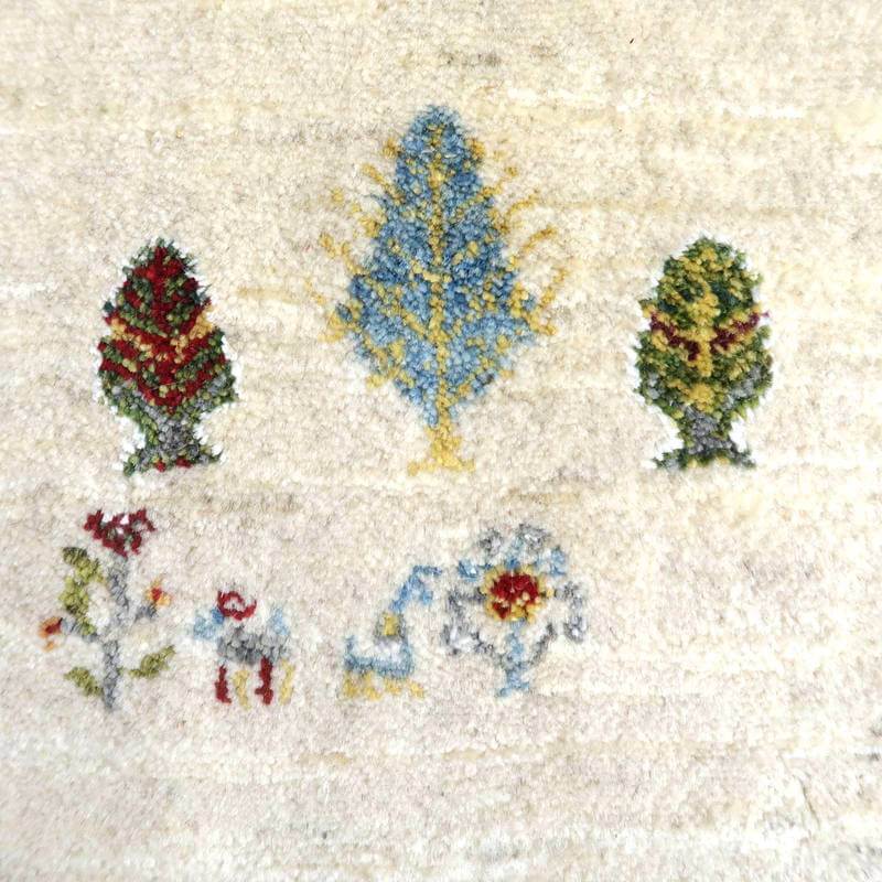 ギャッベ／ルリバフ 78×54cm（HSS-71540）