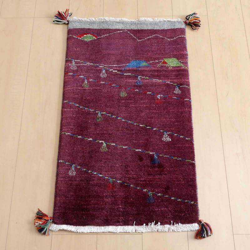 【オーダーメイド受付中】イラン　シラーズ産　ギャッベ 　（hss-71800）