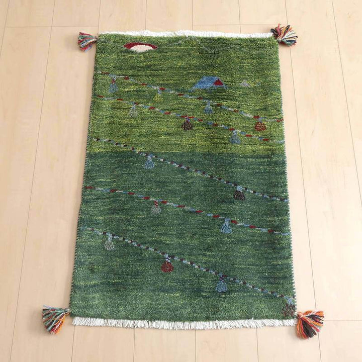 【オーダーメイド受付中】イラン　シラーズ産　ギャッベ 　（hss-72570）