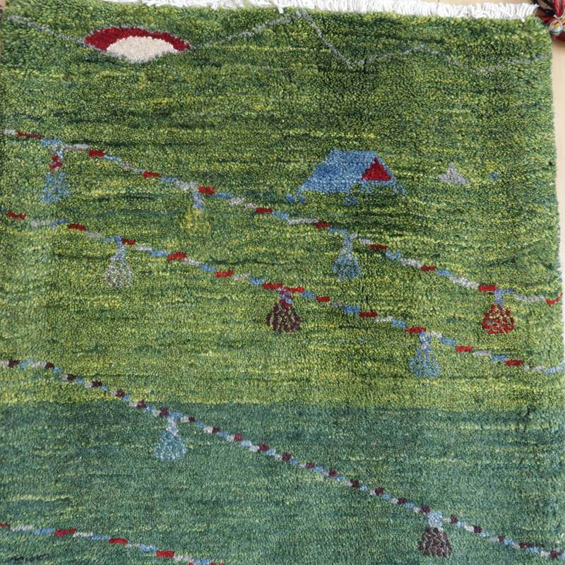 【オーダーメイド受付中】イラン　シラーズ産　ギャッベ 　（hss-72570）