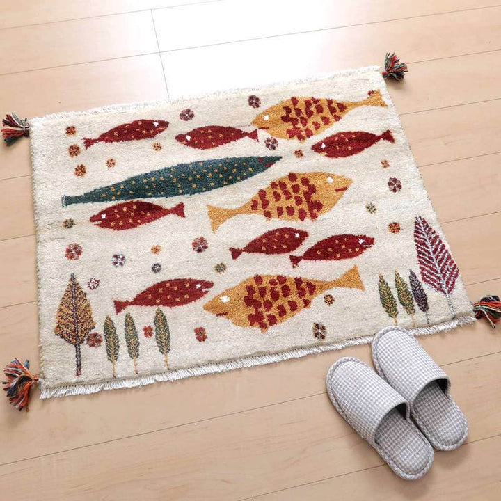 【オーダーメイド受付中】イラン　シラーズ産　ギャッベ 　（hss-73044）