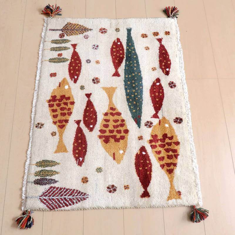 【オーダーメイド受付中】イラン　シラーズ産　ギャッベ 　（hss-73044）