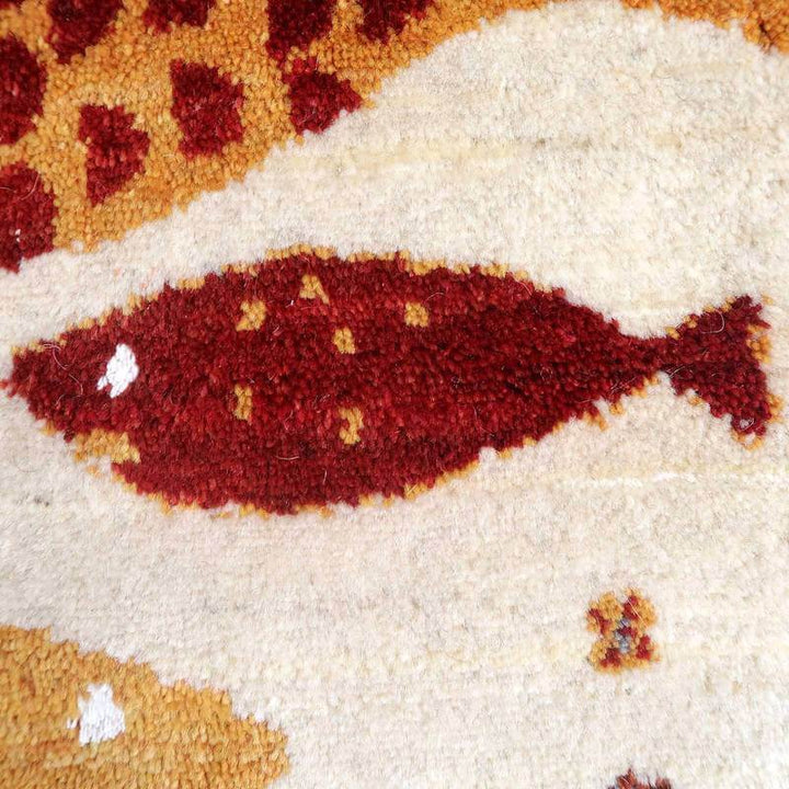 【オーダーメイド受付中】イラン　シラーズ産　ギャッベ 　（hss-73044）