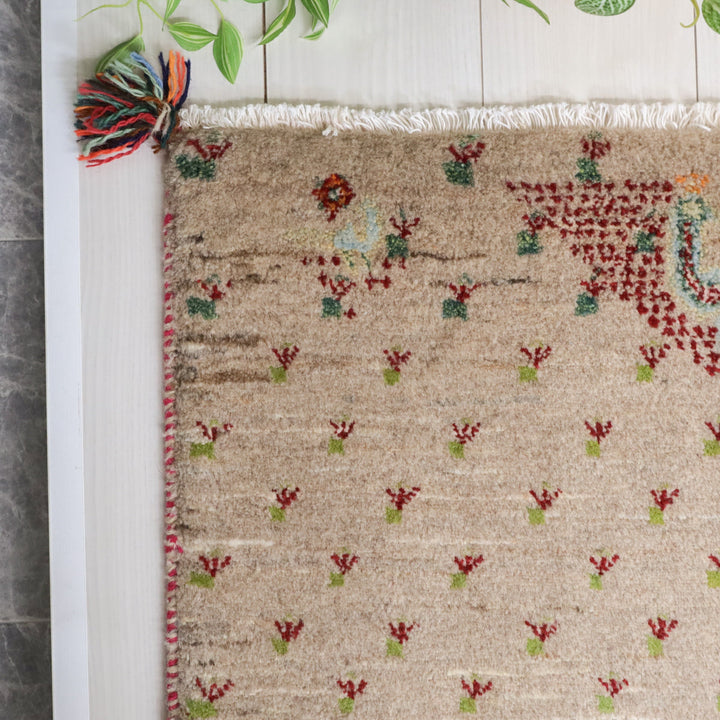 【オーダーメイド受付中】イラン　シラーズ産　ギャッベ 　（hss-73201）