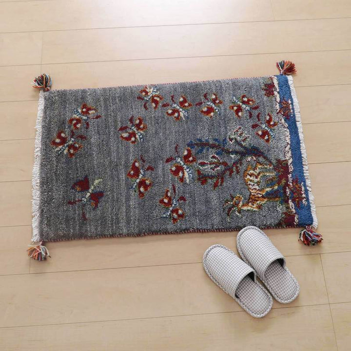 【オーダーメイド受付中】イラン　シラーズ産　ギャッベ 　（hss-77687）