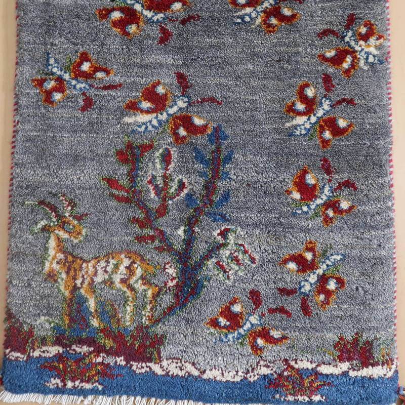 【オーダーメイド受付中】イラン　シラーズ産　ギャッベ 　（hss-77687）