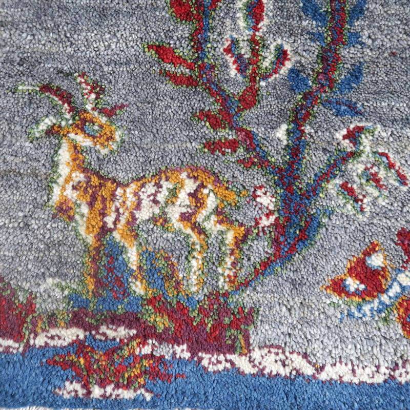 【オーダーメイド受付中】イラン　シラーズ産　ギャッベ 　（hss-77687）