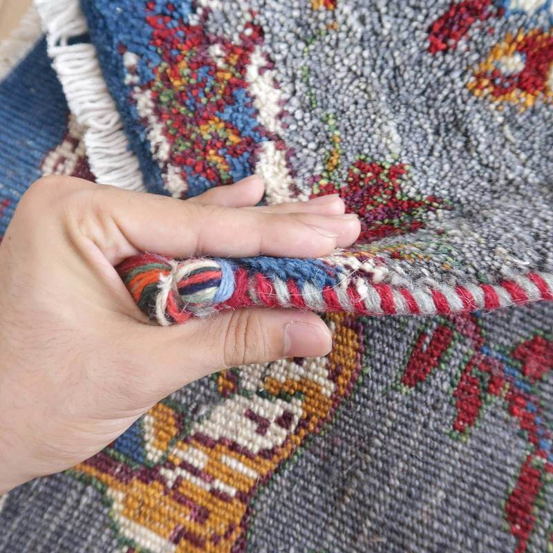 【オーダーメイド受付中】イラン　シラーズ産　ギャッベ 　（hss-77687）